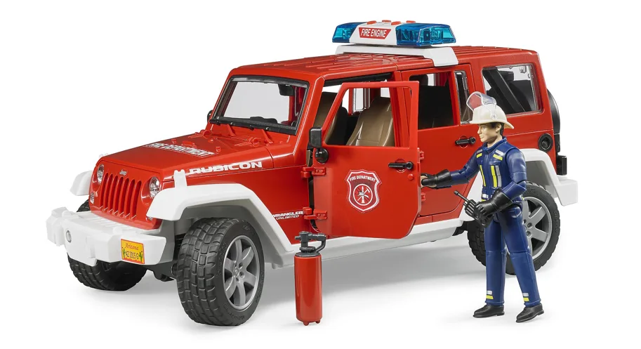 BRUDER Jeep Wrangler Feuerwehreinsatzfahrzeug