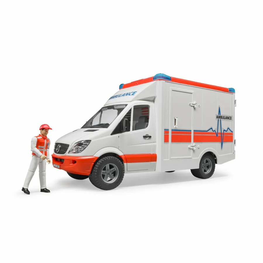 Bruder MB Sprinter Ambulanz mit Sanitäter 02536