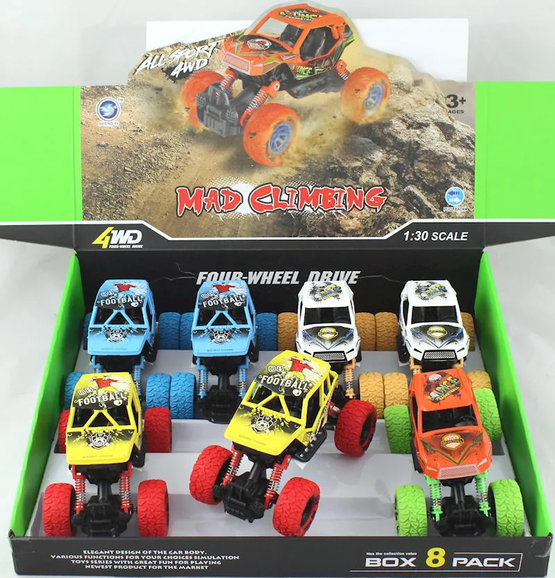 Auto zum Aufziehen 13cm Off Road Metall bunt sortiert Preis pro Stück