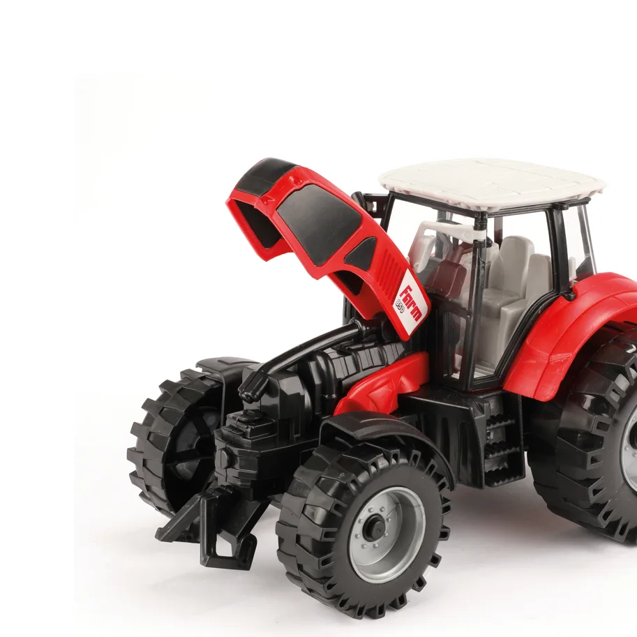 Traktor 19 cm mit Frikton Rot