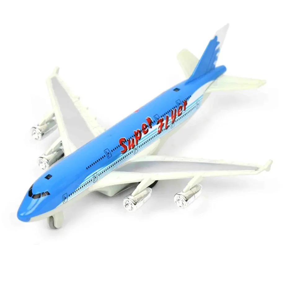 Flugzeug Jumbo Jet mit Licht und Sound 6 Fach sortiert 18.5 cm