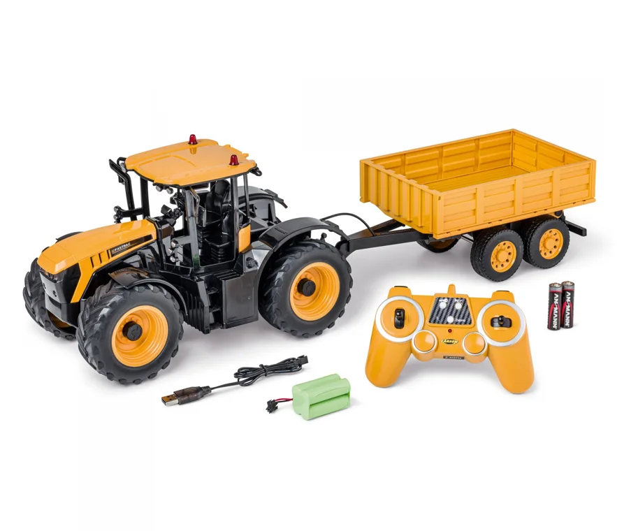 Carson 1:16 RC Traktor JCB mit Anhänger 2.4G 100% RTR